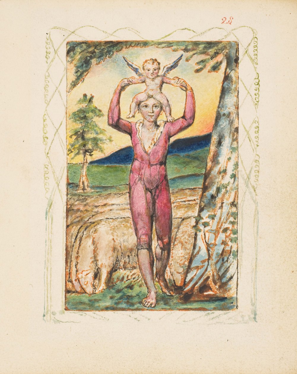 Songs of Experience: Frontispiece, c.1825 od William Blake