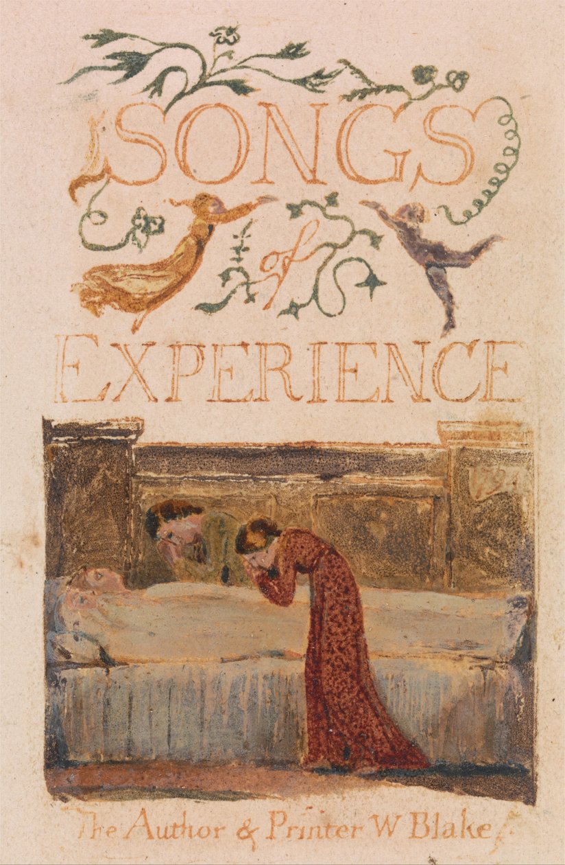 Songs of Innocence and of Experience, Plate 33, Experience Title Page (Bentley 29) od William Blake