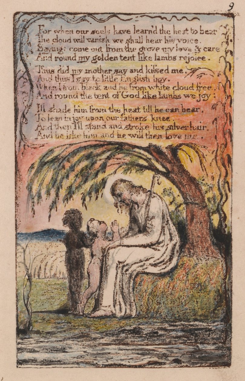 Písně nevinnosti a zkušeností, deska 9, od William Blake