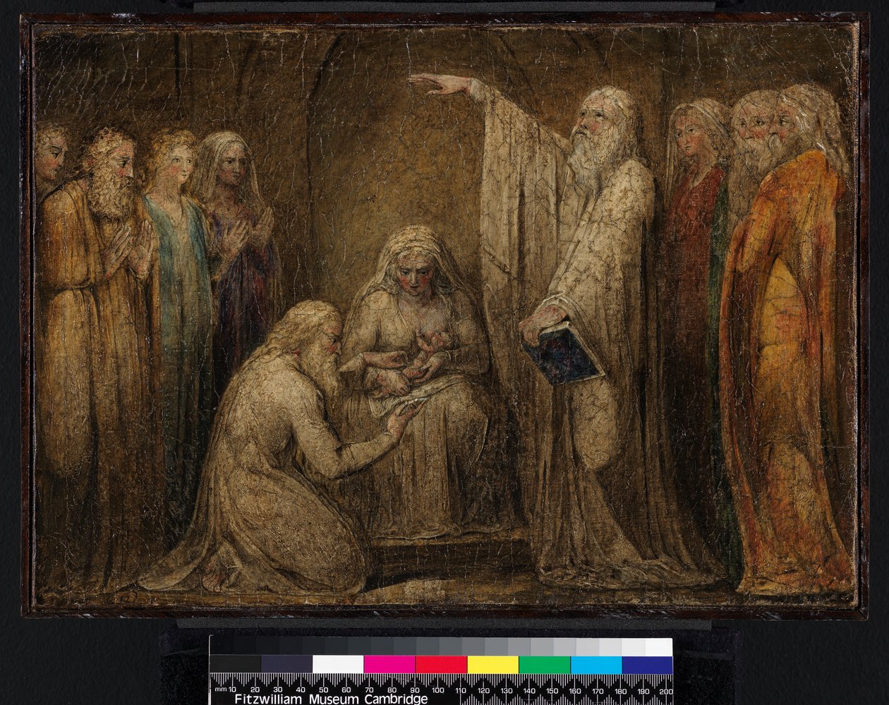 Obřízka, 1799-1800 (tempera na plátně) od William Blake