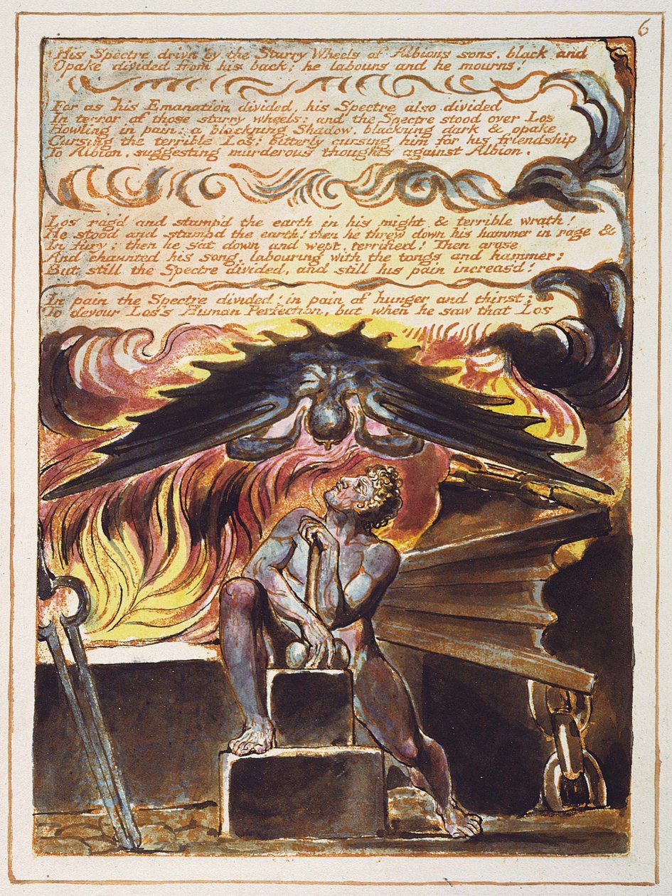 Emanace obřího Albionu od William Blake