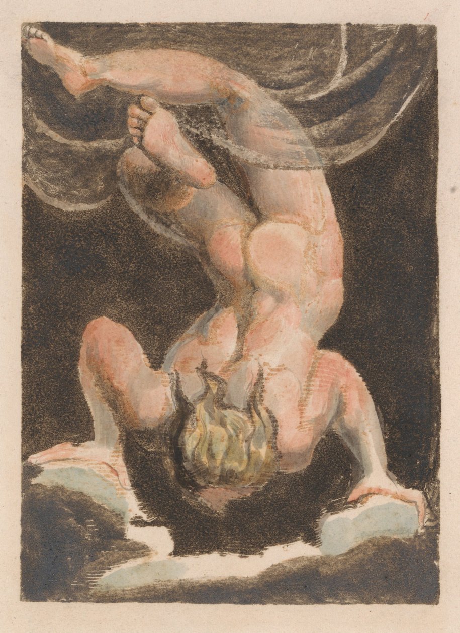 První kniha Urizena, talíř 15 (Bentley 14) od William Blake