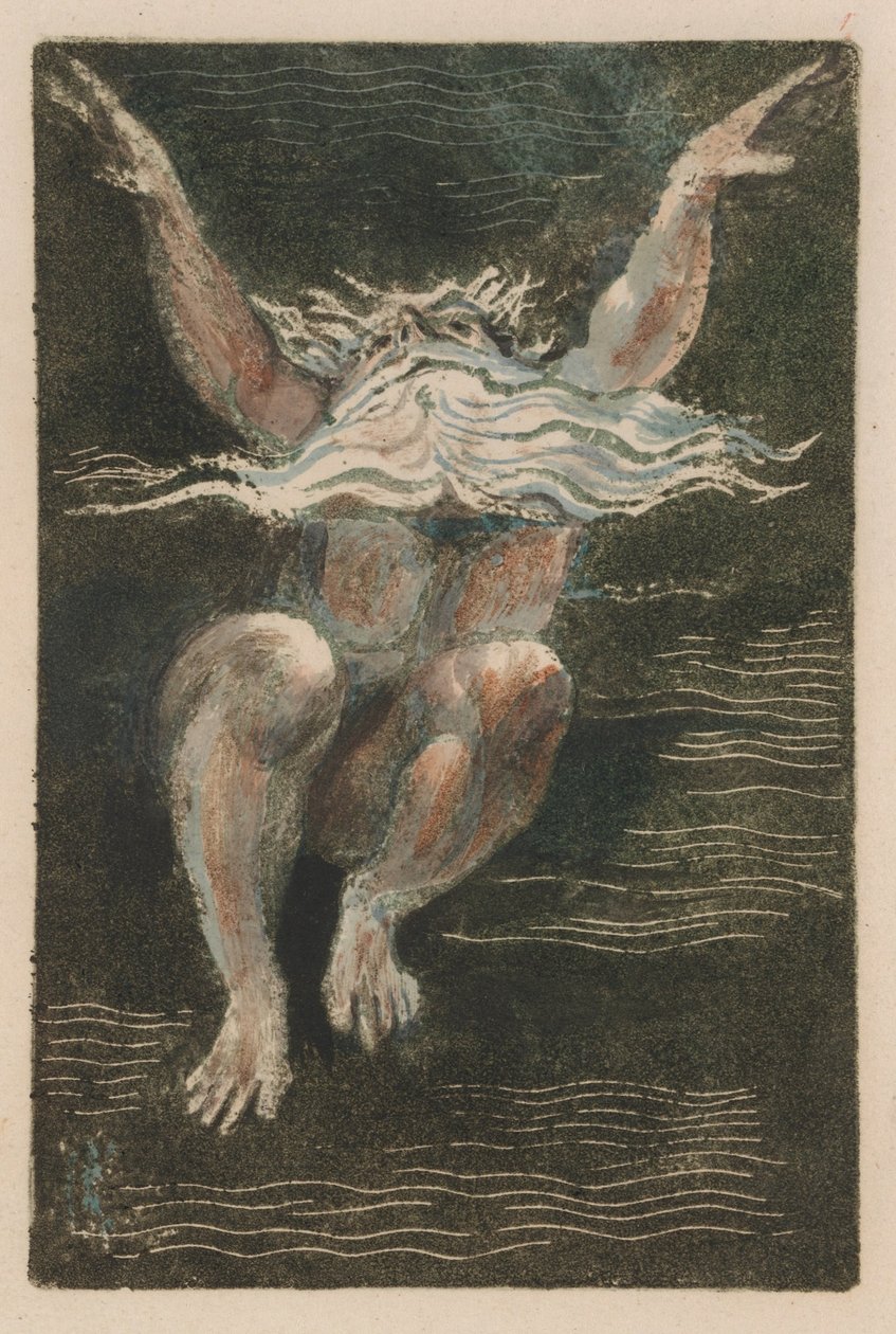 První kniha Urizena, talíř 7 (Bentley 12) od William Blake