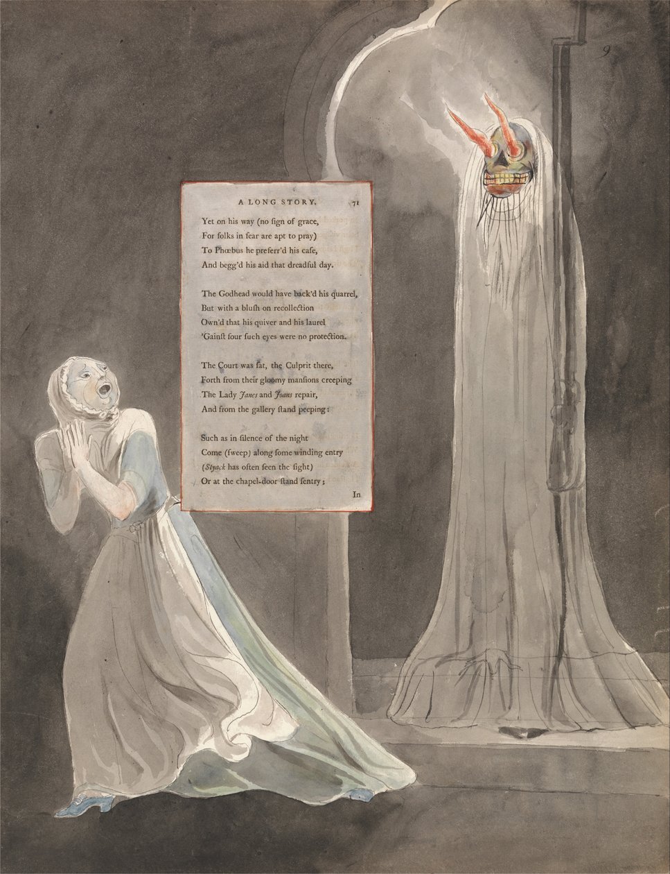 Básně Thomase Graye, Design 31, dlouhý příběh. od William Blake