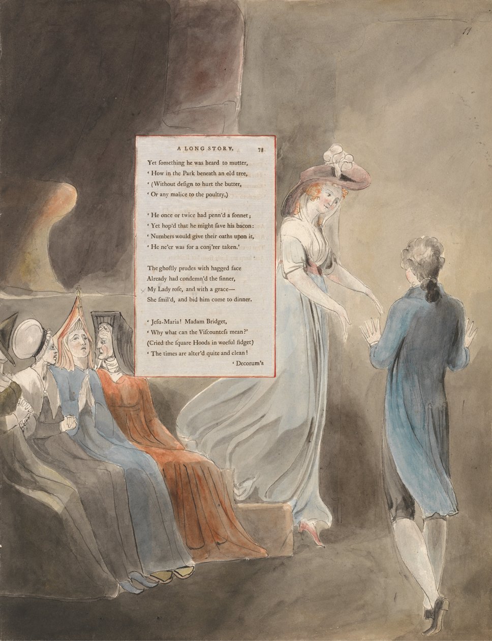 Básně Thomase Graye, Design 33, dlouhý příběh. od William Blake