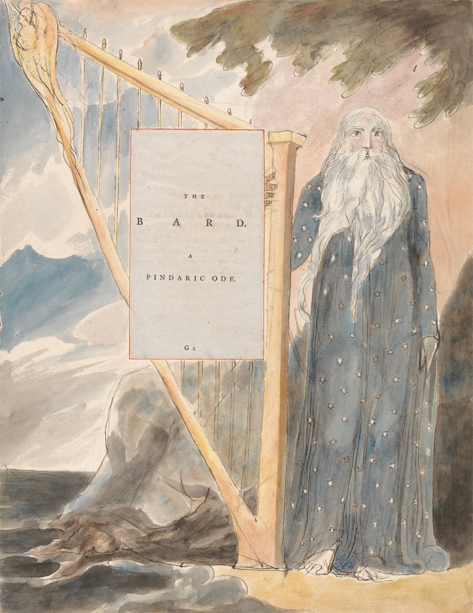 Básně Thomase Graye, design 53, od William Blake