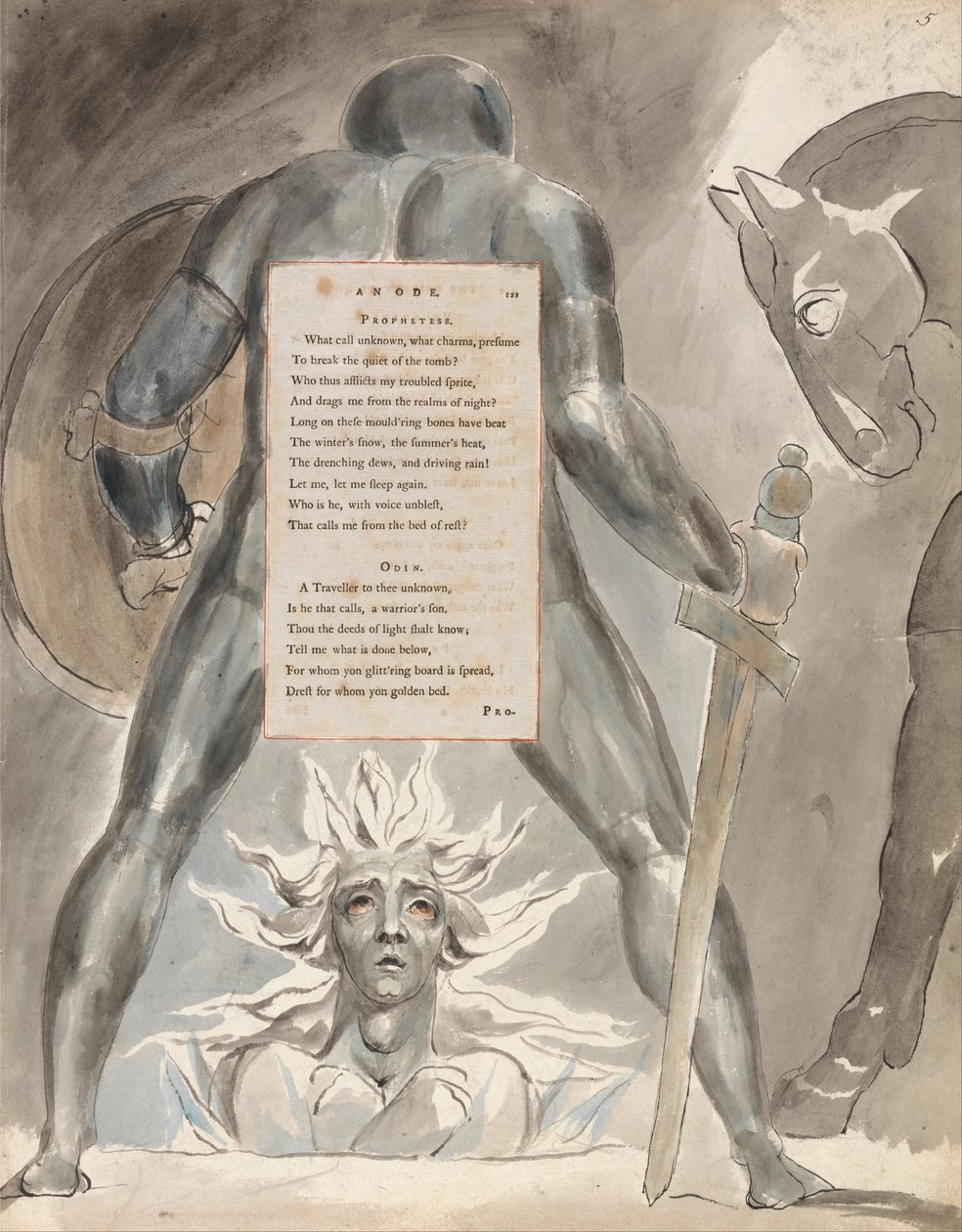 Básně Thomase Graye, Design 81, od William Blake