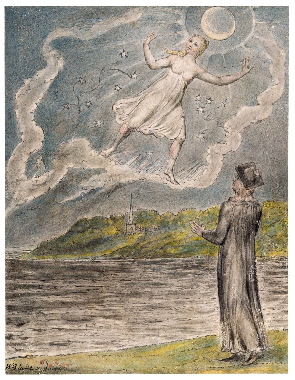Toulavý měsíc od William Blake
