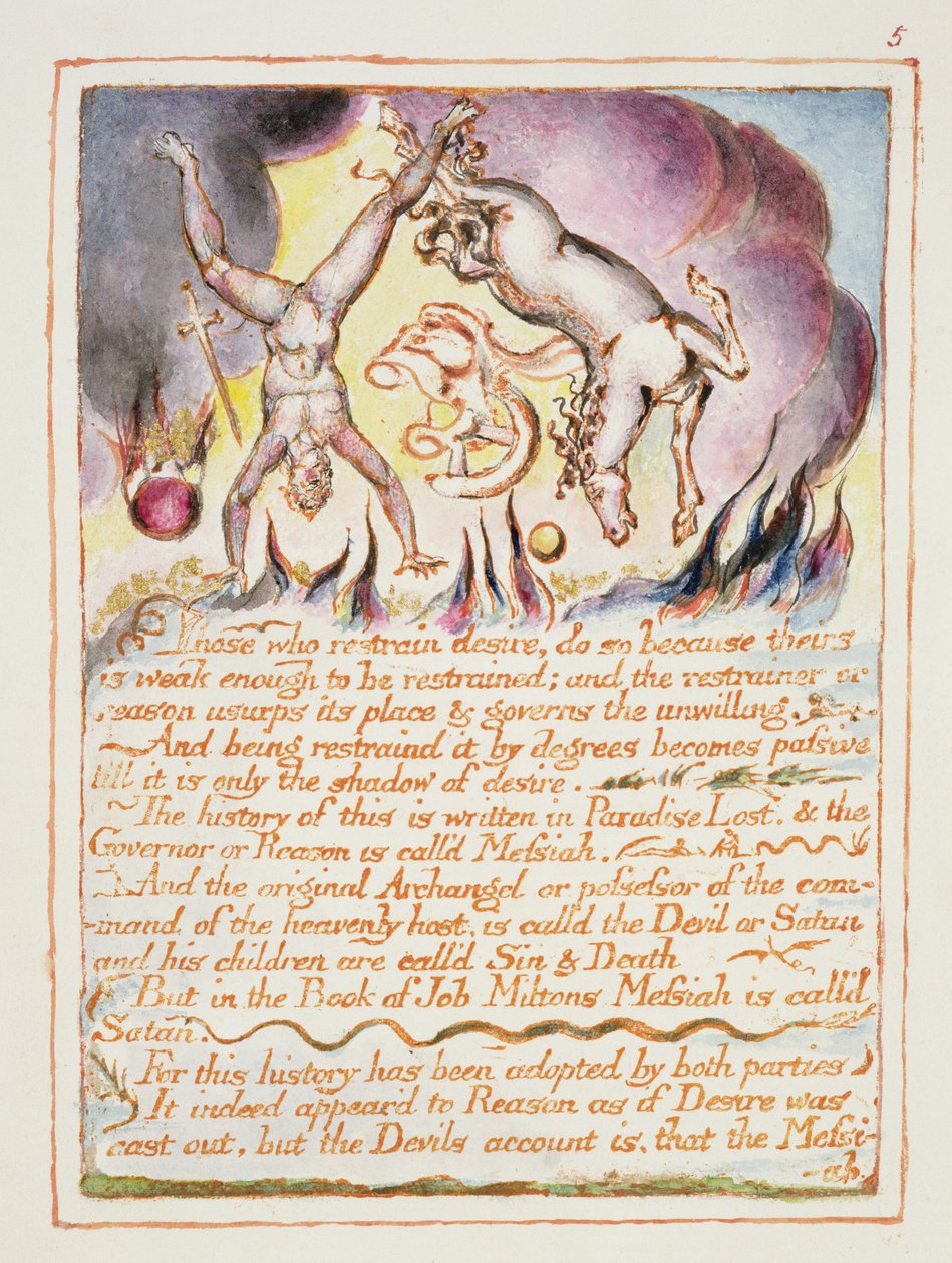 Ti, kteří omezují touhu..., ilustrace a text z 