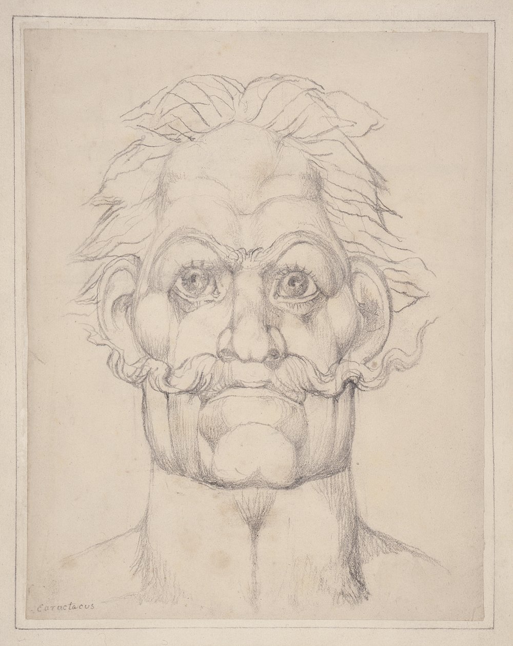 Vizionář vedoucí Caractacus od William Blake