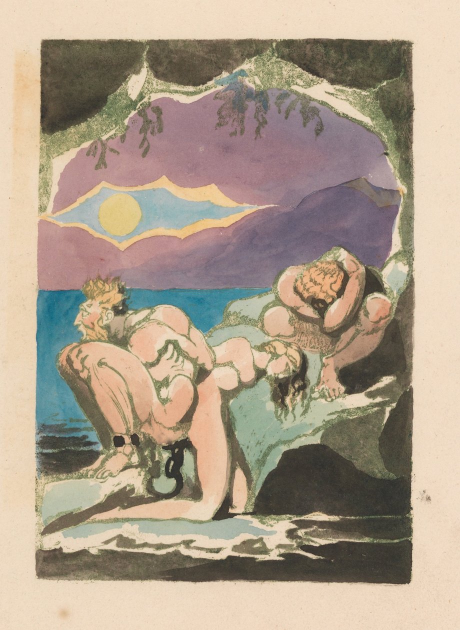 Visions of the Daughters of Albion, Plate 1, Frontispiece od William Blake