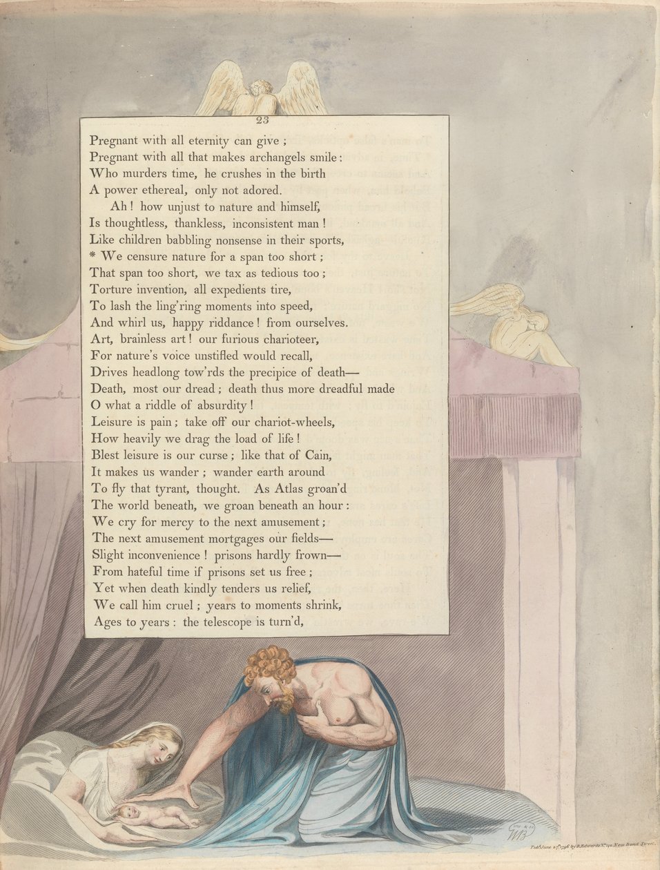 Myšlenky na noc mladých, strana 23, Cenzurujeme přírodu na příliš krátké období od William Blake