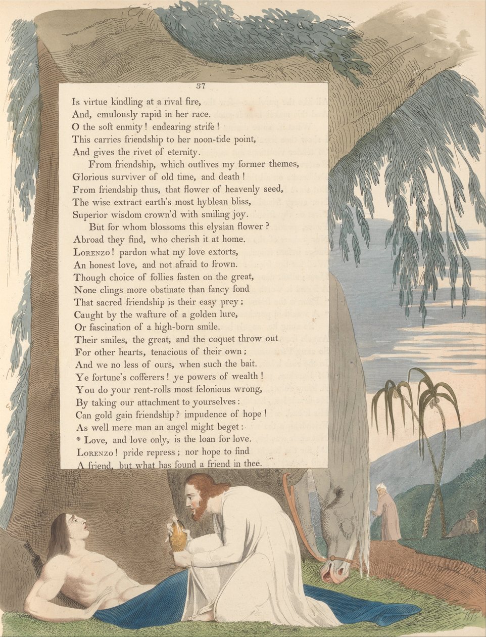 Youngs Night Thoughts, Page 37, Love, and Love Only, Is the Loan for Love od William Blake