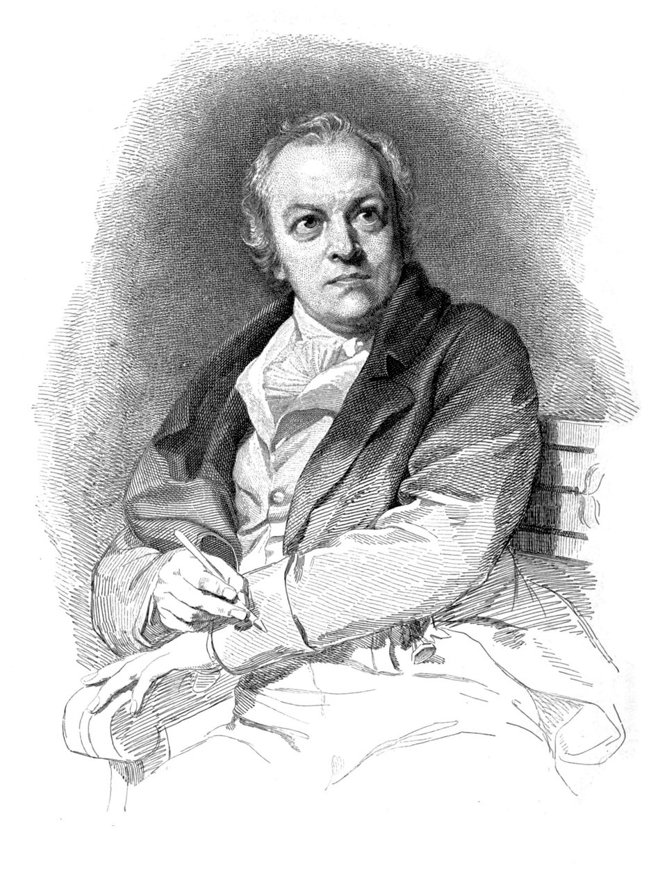 autoportrét od William Blake