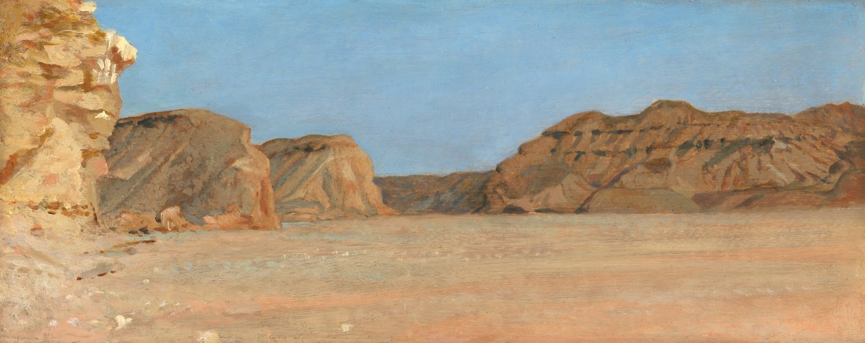El Kab, Horní Egypt od William Blake Richmond