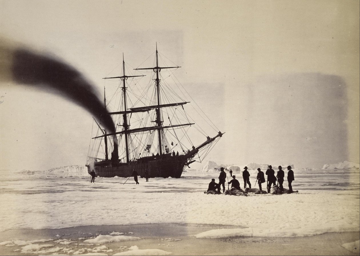 Lov ve službě Steam v Melville Bay od William Bradford