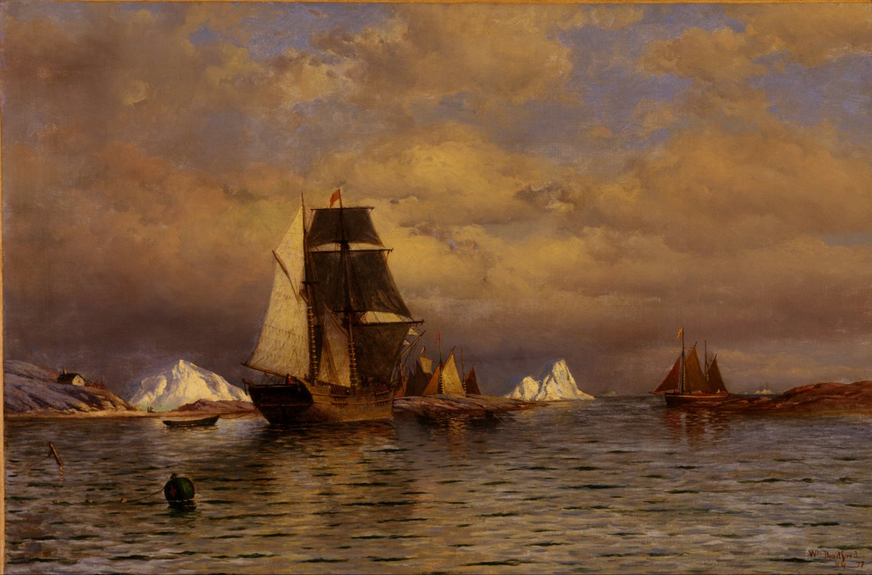 Při pohledu z Battle Harbor od William Bradford