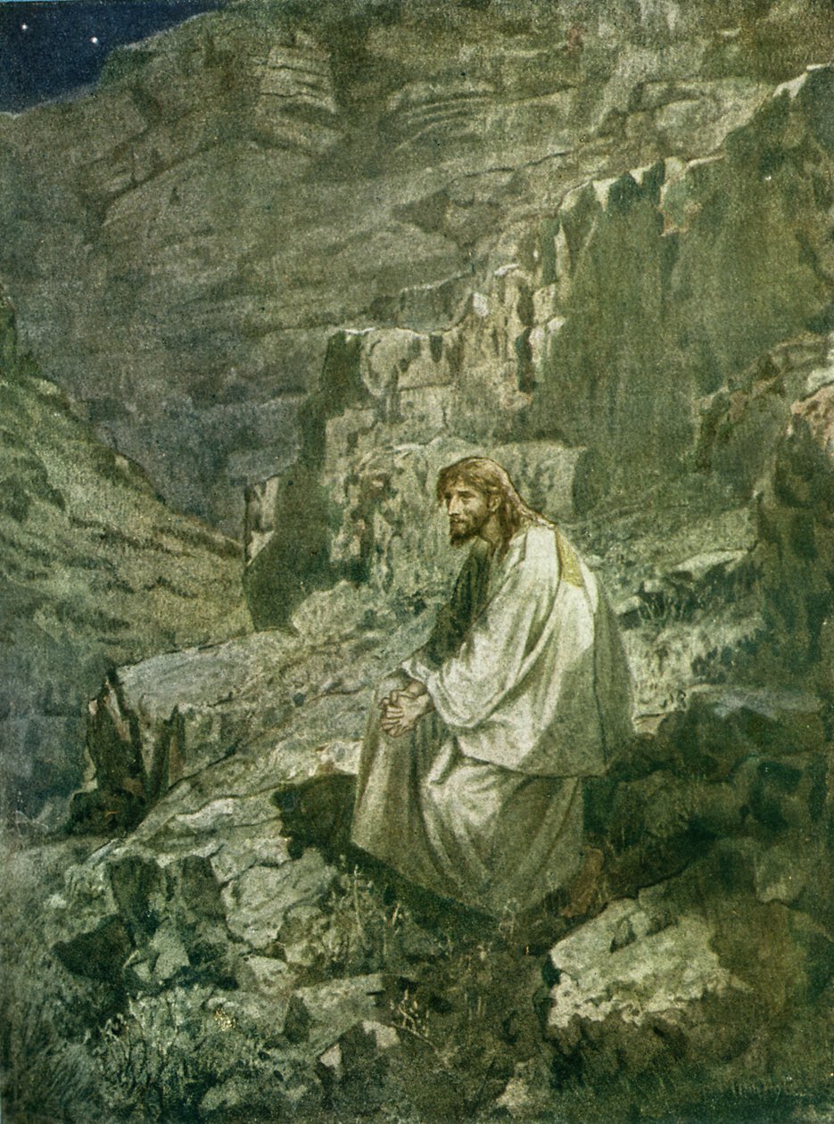 Pokušení Ježíše - Bible od William Brassey Hole