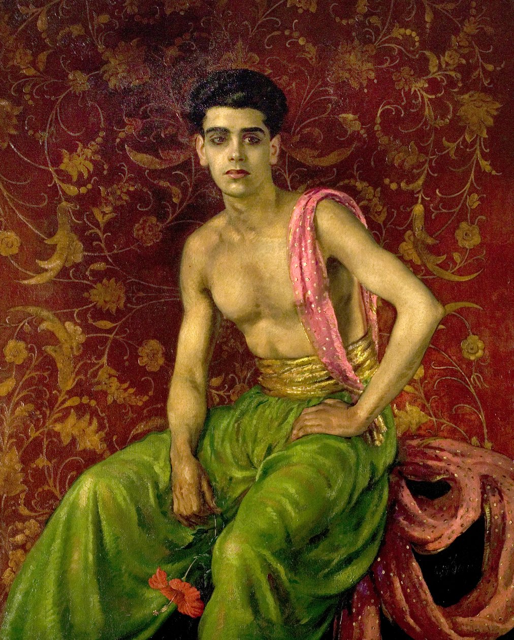 Květ ibišku, kolem roku 1922 od William Bruce Ellis Ranken
