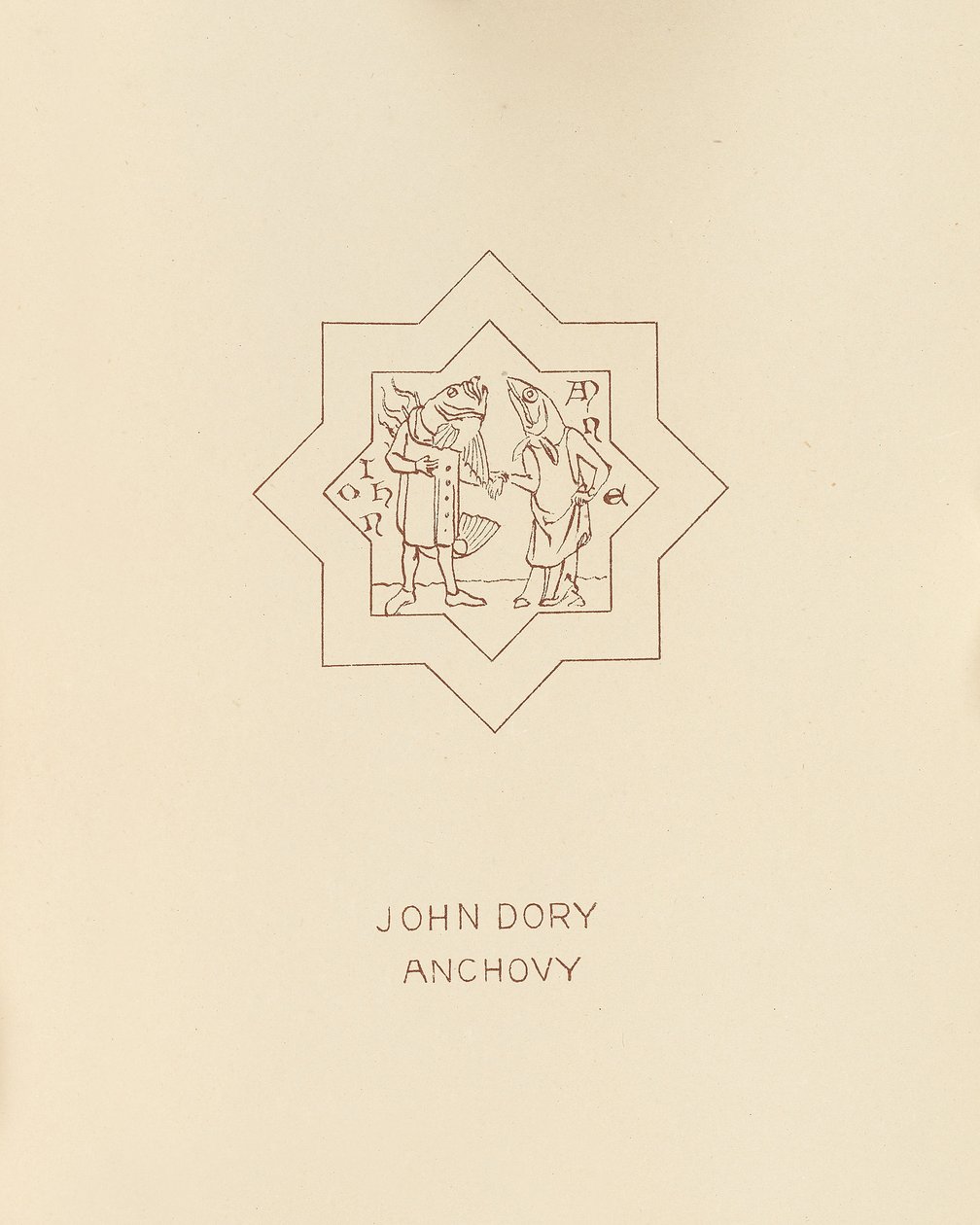 John Dory, Ančovička, 1878 od William Burges
