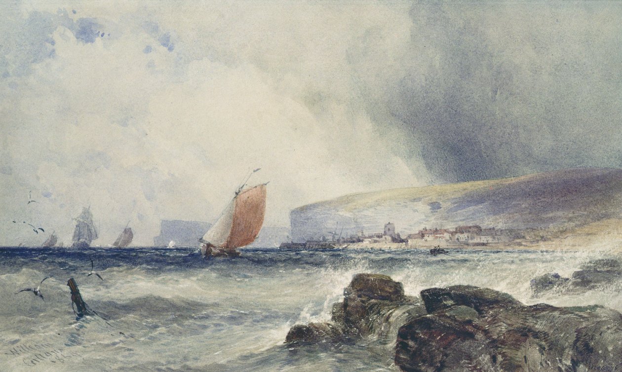 Pobřežní scéna od William Callow