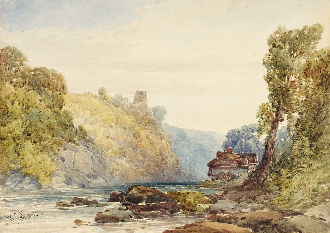 Krajinná studie od William Callow