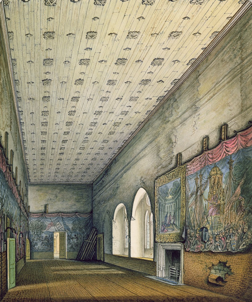 Komnata Westminsterského paláce, kolem roku 1817 od William Capon