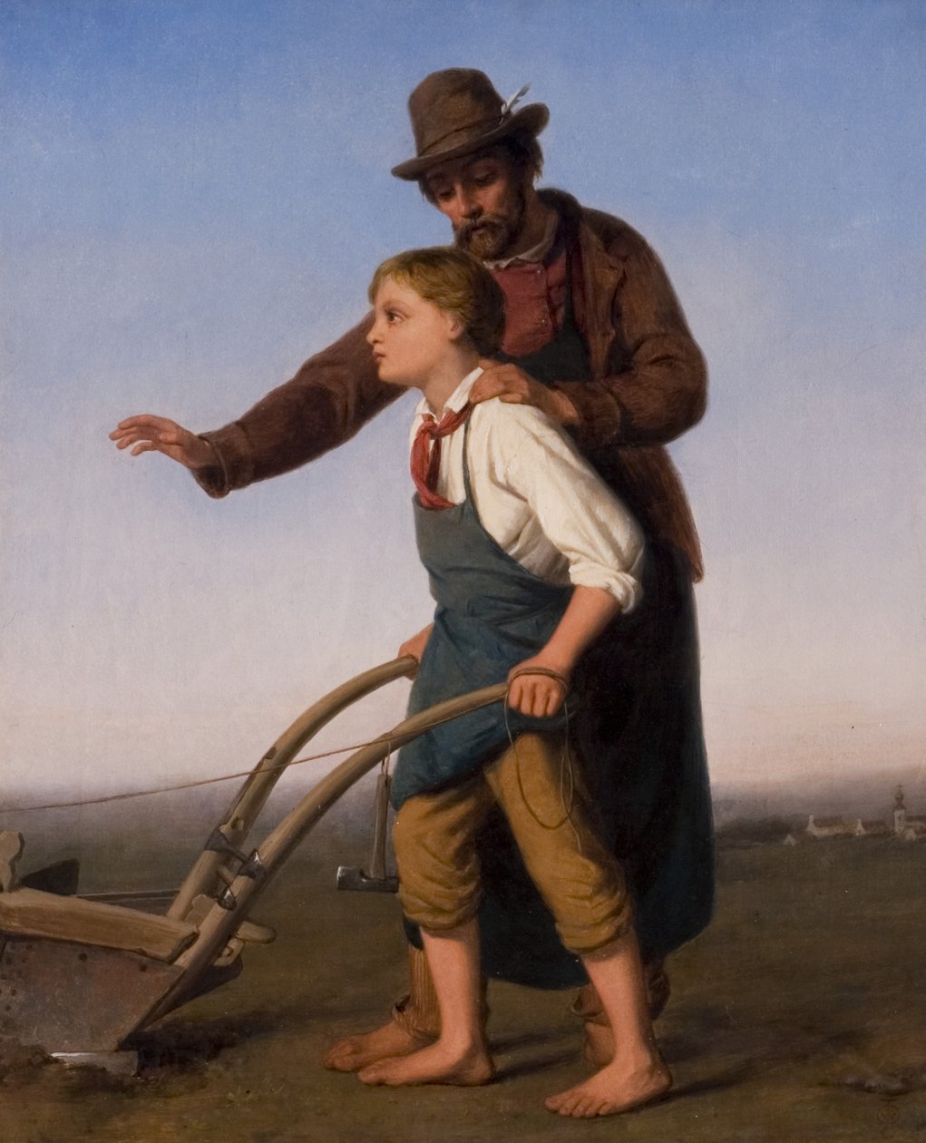 Vycvičte dítě tak, jak by mělo jít, c.1861 od William Dobson