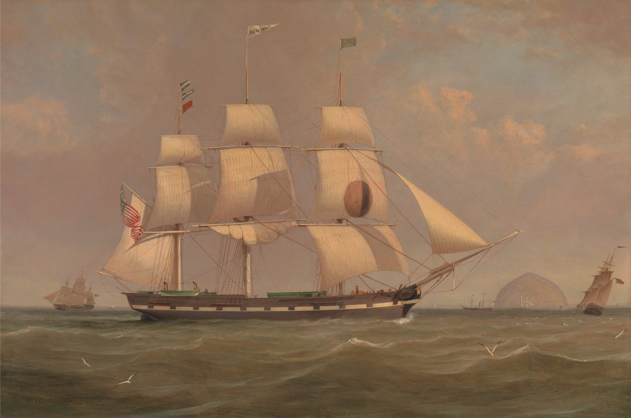 Balíček Black Ball Line New York off Ailsa Craig od William Clark