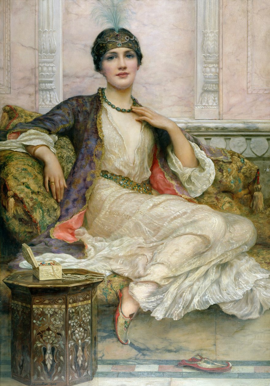 Nefritový náhrdelník, 1908 od William Clark Wontner
