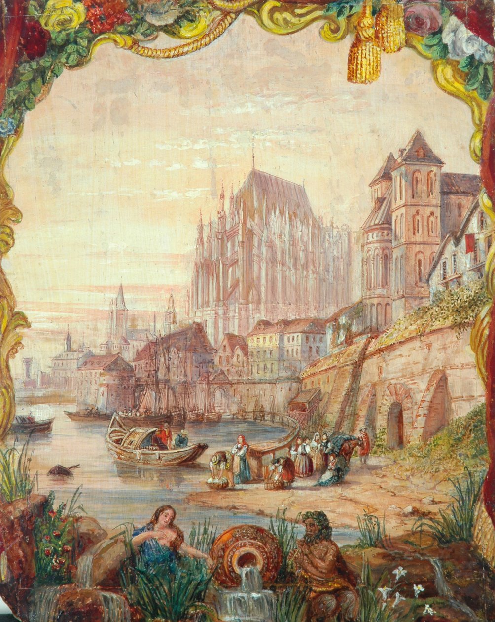 Říční scéna, 1855 od Clarkson Frederick Stanfield