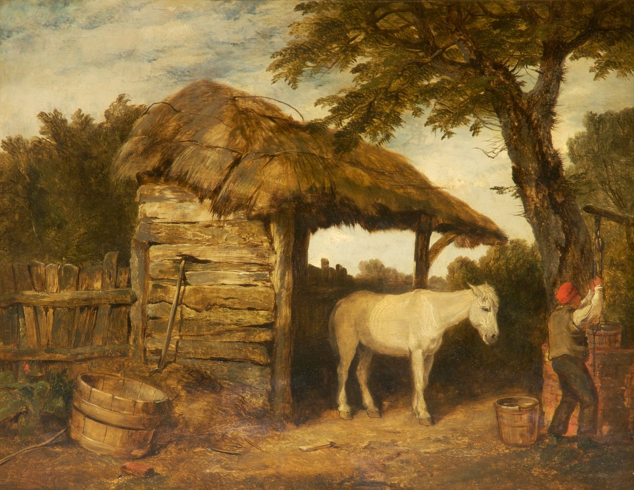 Rustikální kůlna, cca 1800-47 od William Collins