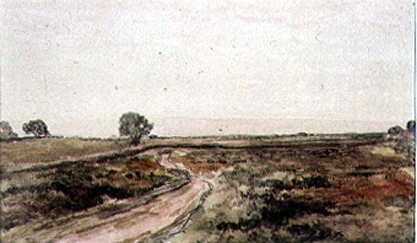 Studie anglické scenérie, 19. století od William Collins
