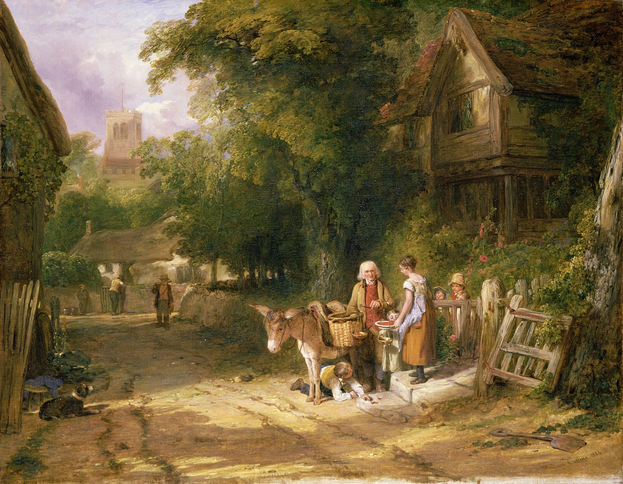 Prodejce třešní, 1824 od William Collins