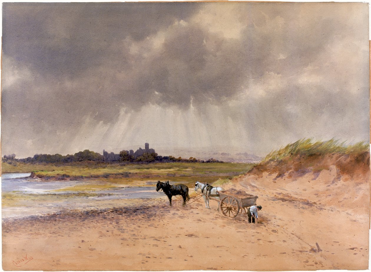 Bouřlivý den, Warkworth (barva těla) od William Cosens Way