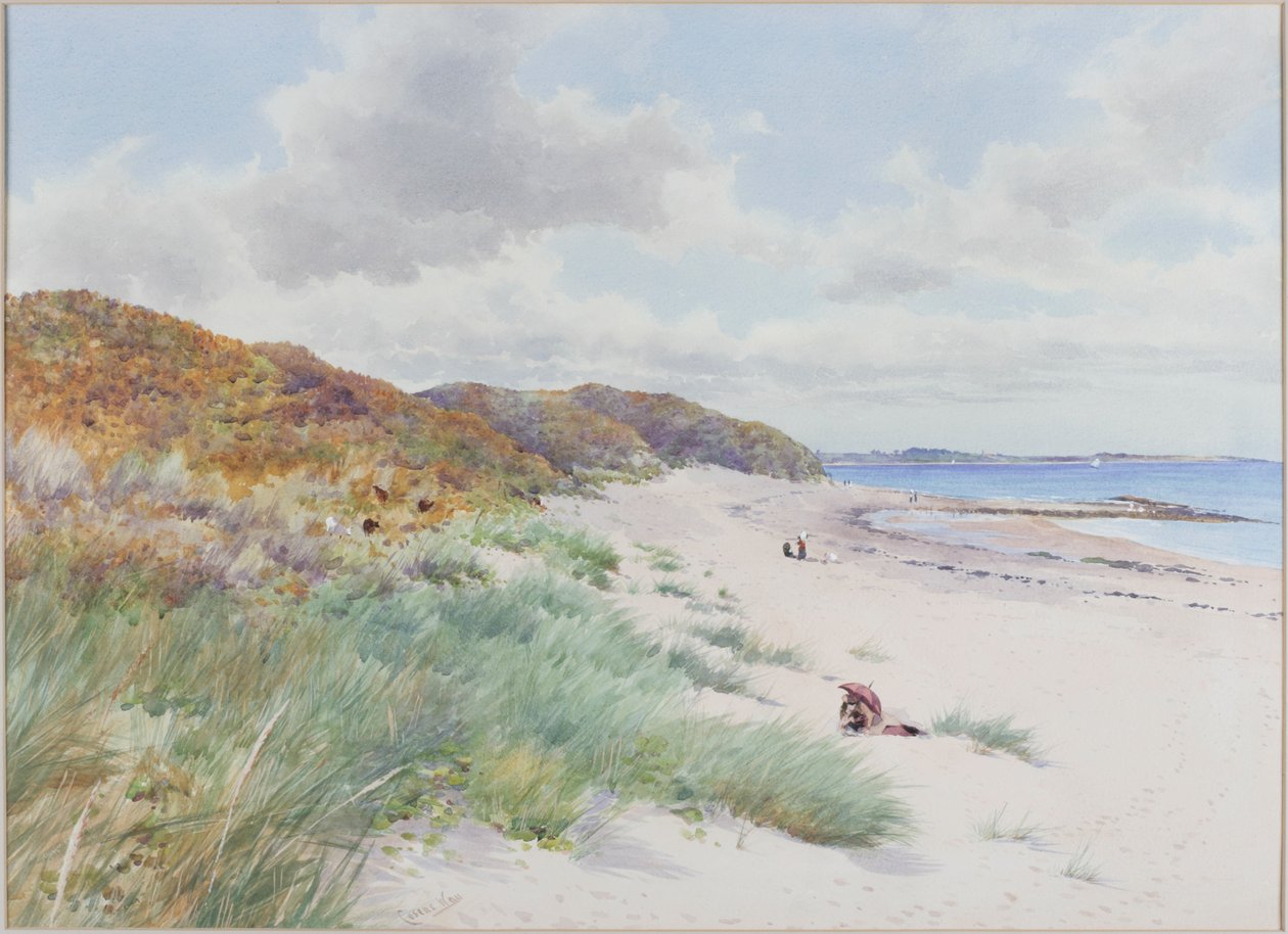 Warkworth Sands (akvarel na papíře) od William Cosens Way