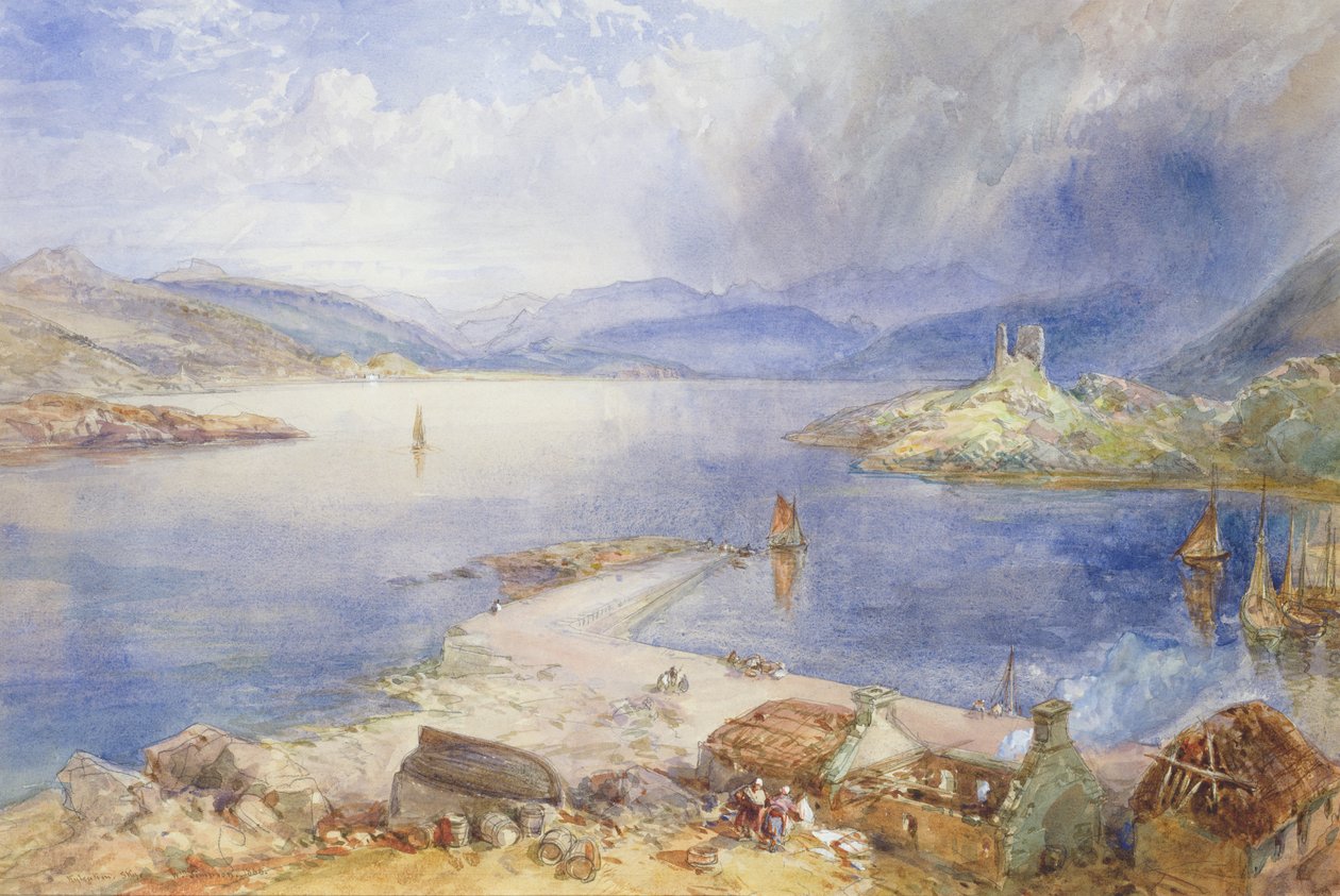 Kyleakin, Skye, 1866 od William Crimea Simpson