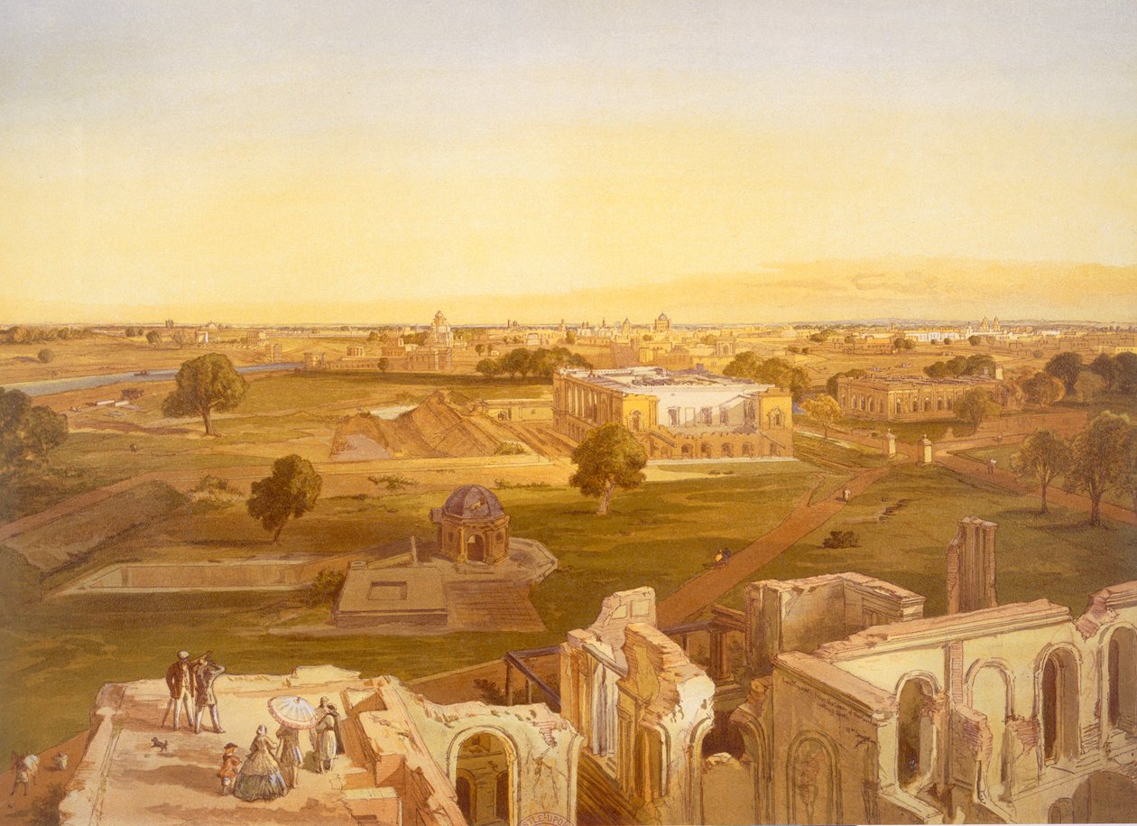 Lucknow, z ‚Indie starověké a moderní‘, 1867 od William Crimea Simpson