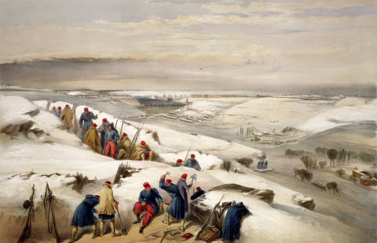 Sebastopol z Extreme Right of the Trench Attack, deska z 