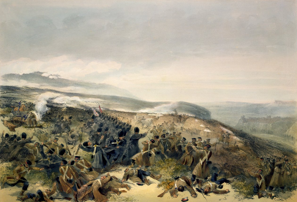 Second Charge of the Guards at Inkerman, 5th November 1854, plate from 