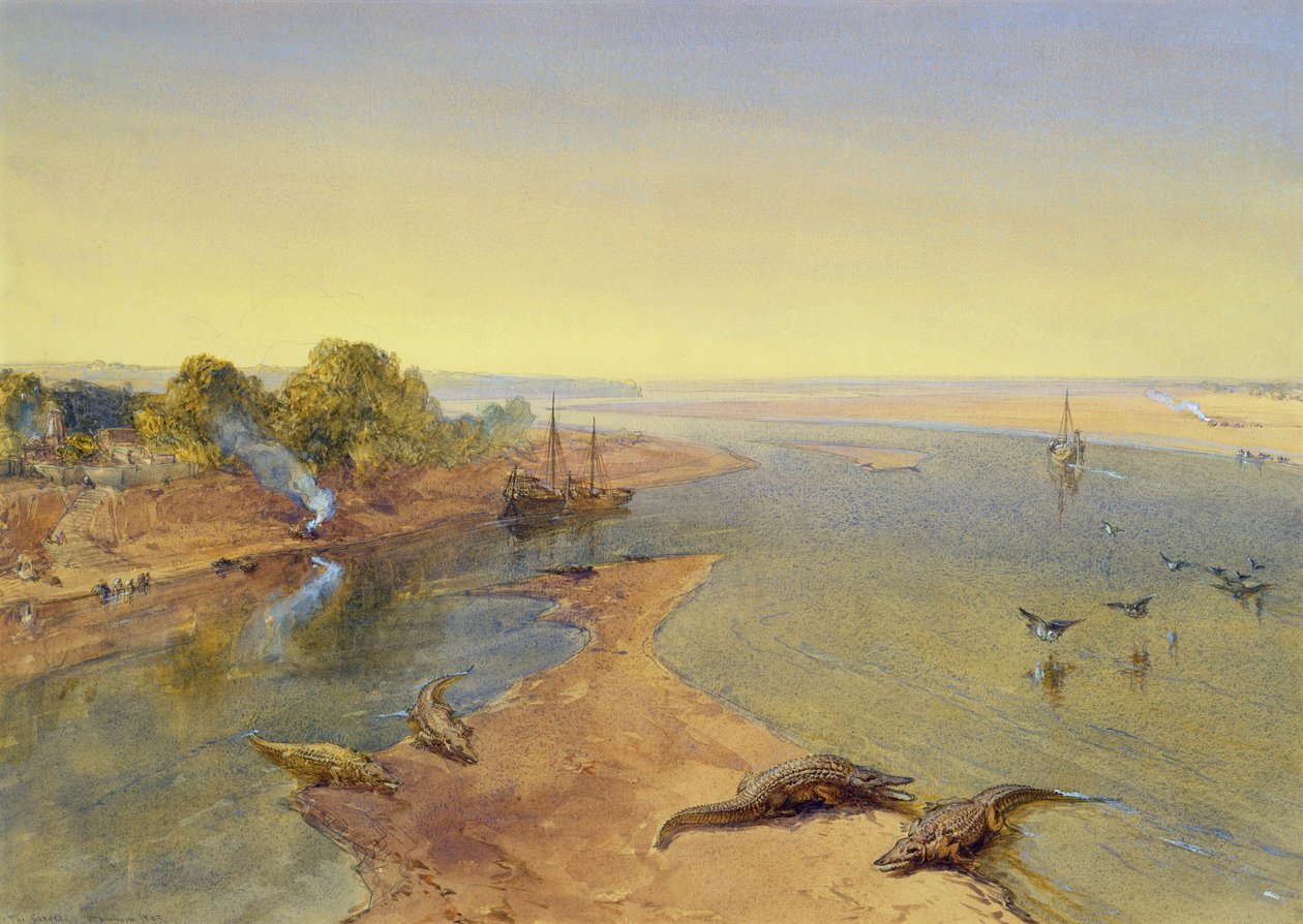 Ganga, 1863 od William Crimea Simpson