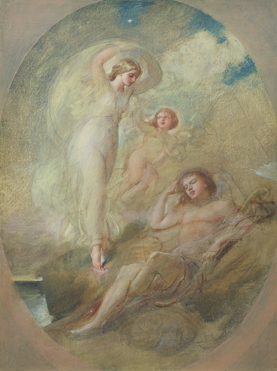 A Vision (olej na papíře) od William Edward Frost