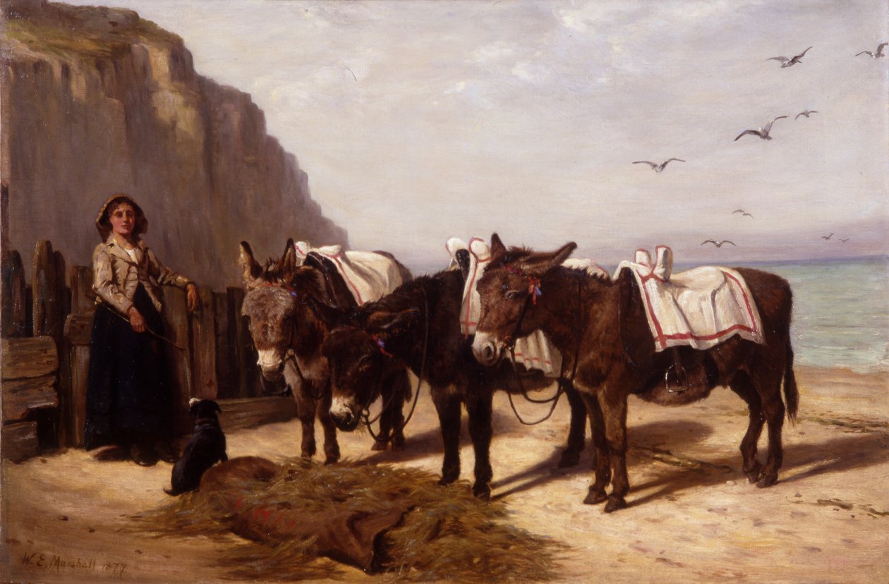 Čekání na pronájem, 1877 od William Elsob Marshall