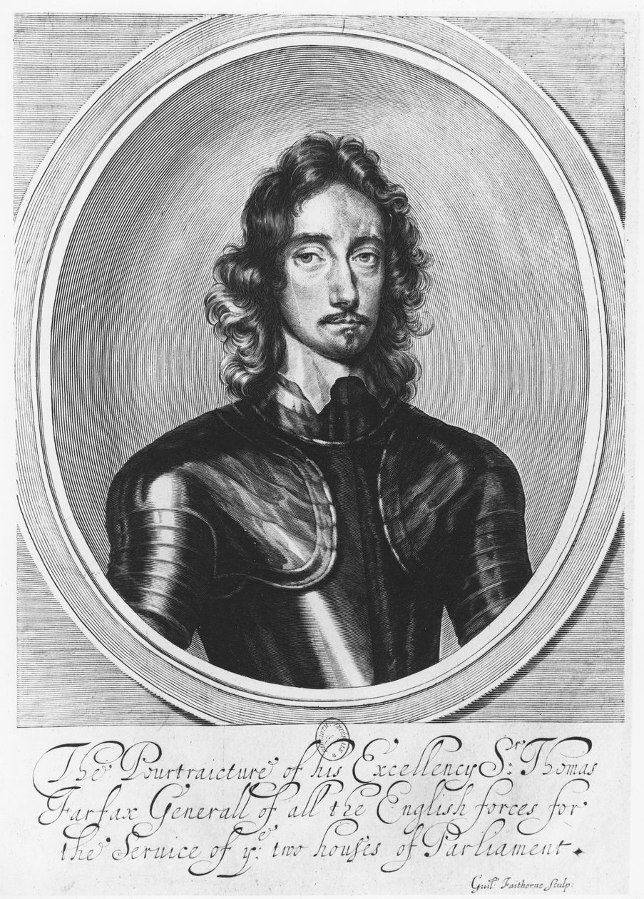 Lord Thomas Fairfax od William Faithorne