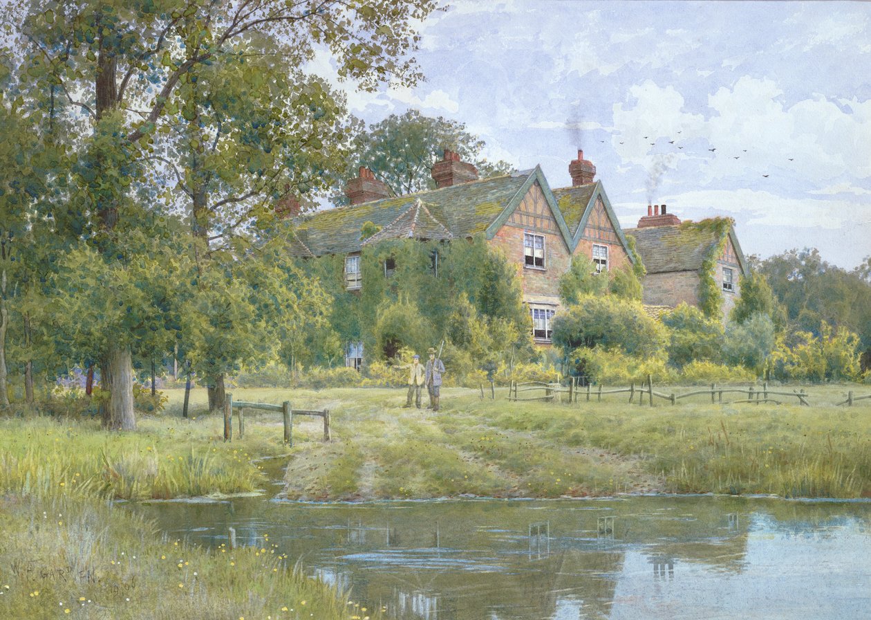 Na Ouse v Hemingford Grey, 1890 od William Fraser Garden