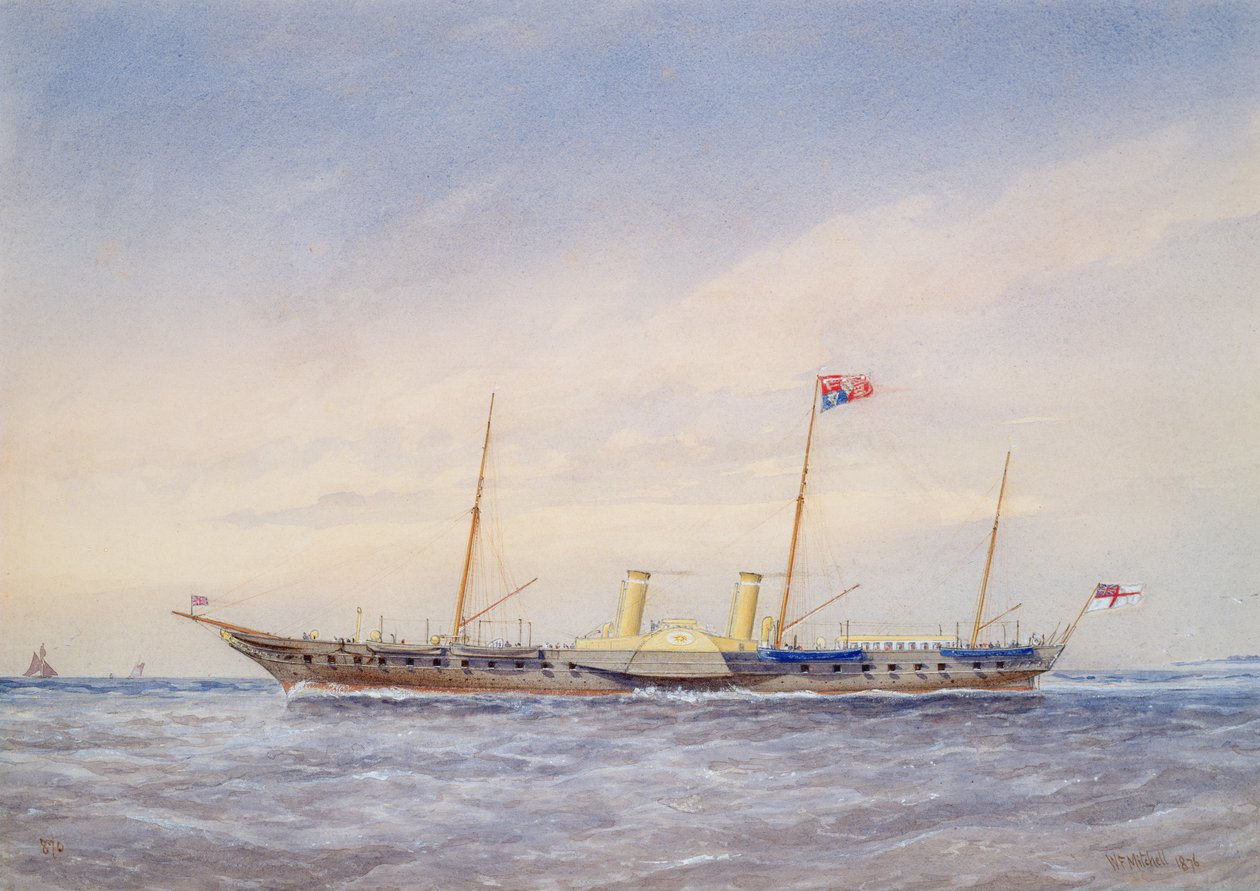 Královská jachta Osbourne, 1876 od William Frederick Mitchell