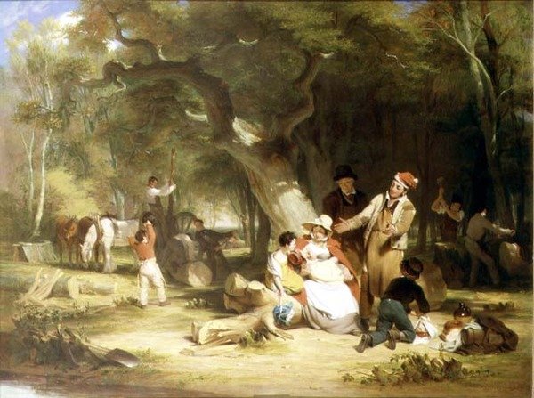 The Woodmans Dinner Hour od William Frederick Witherington