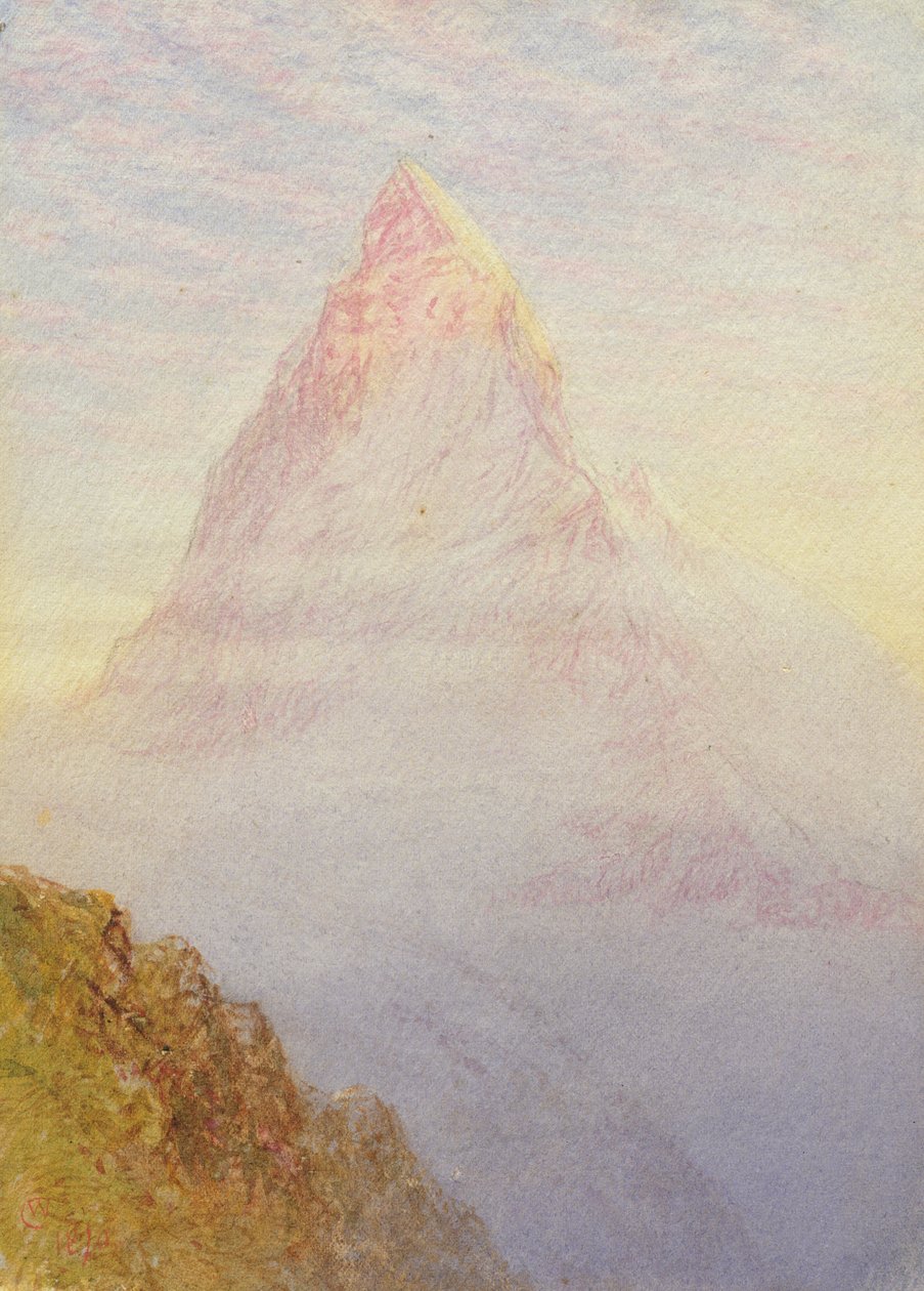 Matterhorn, 1870 od William Gersham Collingwood
