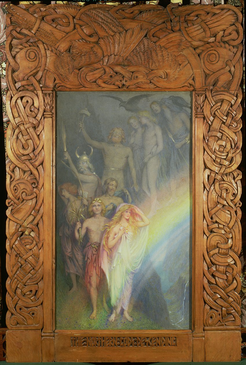 Sestup severních bohů od William Gersham Collingwood