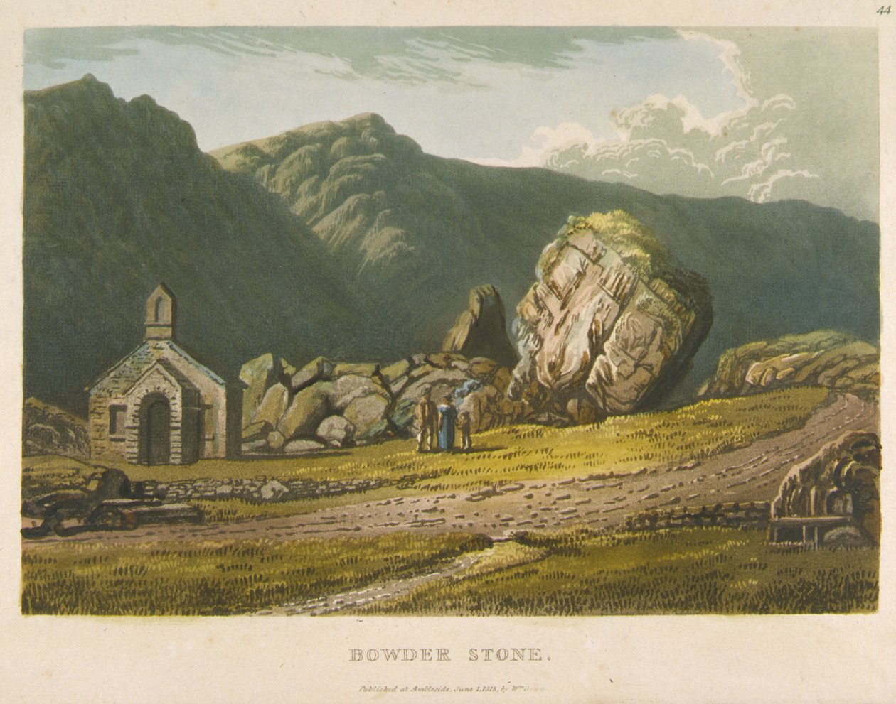 Bowder Stone, Keswick, Cumbria od William Green